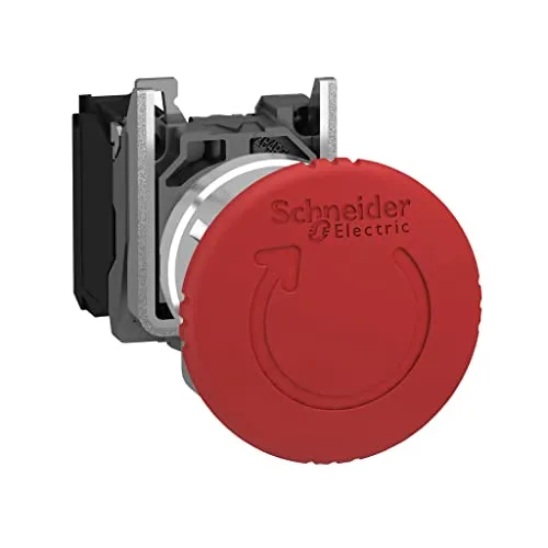 Schneider Electric Not-Aus-Taster XB4BS8442, rot - Sonstige Elektronik & Messtechnik, robuster Not-Aus-Schalter mit IP66 Schutzart, ideal für industrielle Anwendungen und internationalen Einsatz
