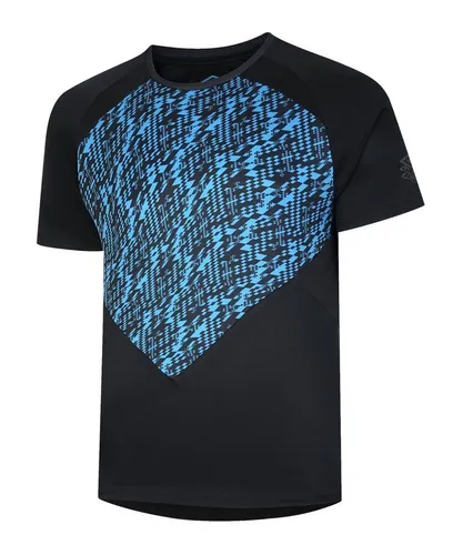 Umbro Pro Training Graphic Trikot - Herren-Shirts, atmungsaktives Fußballtrikot in blau-schwarz für optimalen Komfort im Teamsport.