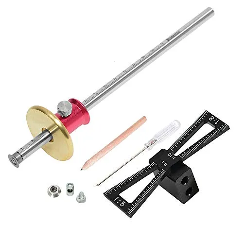 Markiermesser für Radmarkierungen Holz Scribe Einsteckmesser Werkzeug Holzbearbeitung Radmarkierung für Radmarkierungen Streichmass Anreißwerkzeug