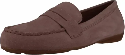 Gabor Damen Mokassin Beige 44.200.12 aus Rauleder - Elegante Slipper aus pflegeleichtem Rauleder, mit rutschfester Sohle für optimalen Tragekomfort und Sicherheit. Ideal für Freizeit und Büro.