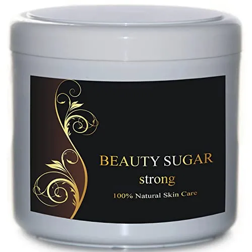 Sugaring Zuckerpaste Beauty Sugar strong XXL 600g - Enthaarungsmittel für sanfte Haarentfernung, 100% natürlich und tierversuchsfrei. Ideal für empfindliche Haut, hält bis zu 4 Wochen.