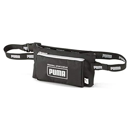 PUMA Unisex – Erwachsene Sole Waist Bag Gürteltasche, Black, OSFA