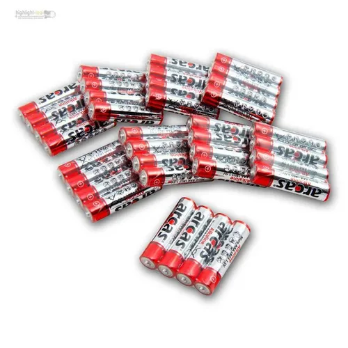 ARCAS Micro-Batterien Alkaline Typ AAA/LR03 1,5V 36er Flat-Pack AAA Batterien