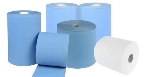 Funny Putzpapierrollen, 2-lagig, 1500 Blatt - Haushaltsrollen, Folien & Papier - Hochweiße, 2-lagige Putztuchpapierrollen, ideal für die Aufnahme von Schmutz und Flüssigkeiten in Werkstätten und Gastronomie.