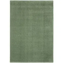 OCI DIE TEPPICHMARKE Hochflor-Teppich Soft Dream - Teppich in olivgrün, besonders weich durch Microfaser, ideal für gemütliche Wohnzimmer, Maße 140 cm x 200 cm, Höhe 30 mm, pflegeleicht und fußbodenheizungsgeeignet.