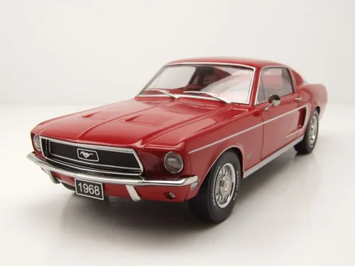 Ford Mustang GT Fastback 1968 rot Modellauto 1:18