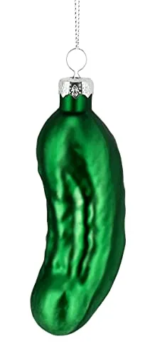 itsisa Baumschmuck Gurke - Baumkugel, Glücksbringer Weihnachtsgurke, Christbaumkugel, Weihnachtsanhänger, Weihnachten