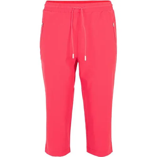 Joy Sportswear Caprihose ELLIE, watermelon - Sportliche Caprihose für Damen, perfekt für Nordic Walking und Yoga, mit praktischen Reißverschlusstaschen und bequemer, gerader Passform.