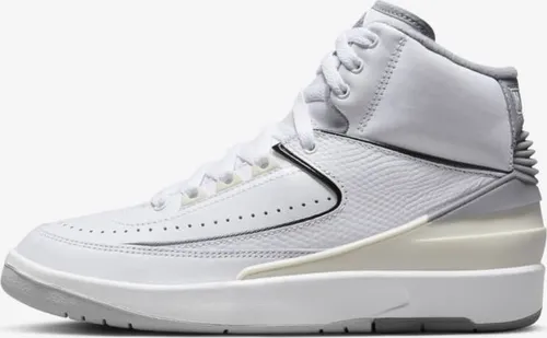Air Jordan 2 Retro, Weiß/Sail/Schwarz/Cement Grey, DR8884-100, Größe 41