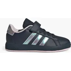 adidas Grand Court 2.0 Kinder Tennisschuhe - Sneaker mit regulärer Passform, Obermaterial aus recyceltem Synthetikleder und langlebiger Gummi-Cupsohle für optimalen Komfort.