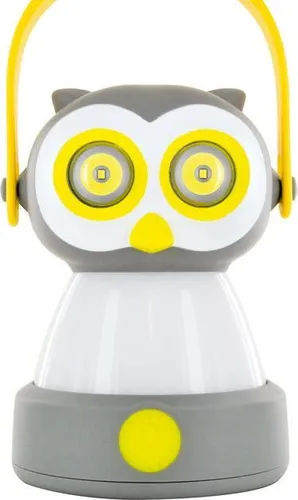 SCHWAIGER CALE100 511 Camping-Lampe Eule - Taschenlampe im niedlichen Tierdesign, ideal für Kinder und mit einer Leuchtdauer von bis zu 10 Stunden.