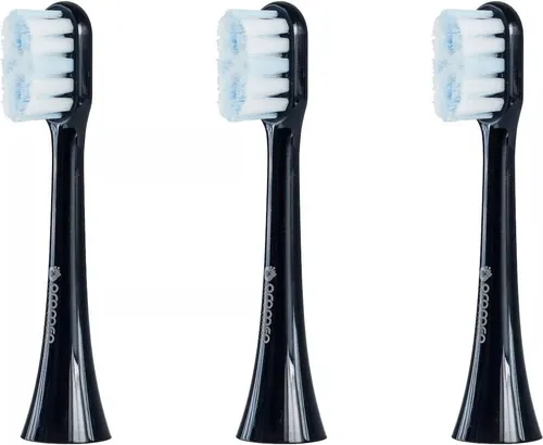 OROMED ORO-SMILE Ersatzbürsten 3er Set - Zahnpflegeartikel mit effektiver Entfernung von Verfärbungen und sanfter Massage des Zahnfleisches für bessere Mundgesundheit. Ideal für Schallzahnbürsten!