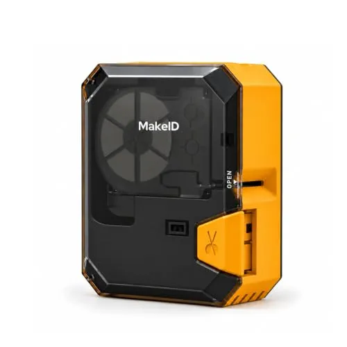 Makeid P31S Etikettendrucker mit Etiketten,9-25mm Langlebig Etikettiergerät | Bluetooth-Etikettiergerät,staubdicht, Thermotransfer-Etiketten farbecht 8–10 J, -25 bis +150°C, für Außen & Büro