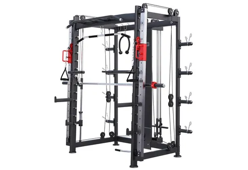 GORILLA SPORTS Kraftstation Power Rack - Vielseitige Multipresse für effektives Training - Stationen & Hantelbänke - Maximales Trainingsgewicht von 200 kg, ideal für Krafttraining zu Hause.