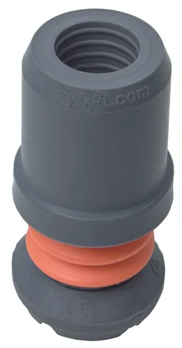Flexible Krückenkapsel FLEXYFOOT 1 Stück 360° Drehfähigkeit 16mm