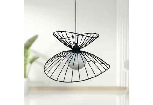Bamyum Pendelleuchte Vertigo, Modernes Design in Schwarz, 50 cm - Lampen für stilvolle Beleuchtung: Die Bamyum Pendelleuchte Vertigo besticht durch ihr modernes Design und ist ideal für jede Wohnumgebung. Mit E27-Fassung für individuelle Lichtquellen.