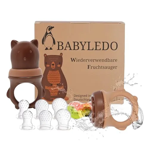 Schnuller & Beißringe Braun von BABYLEDO