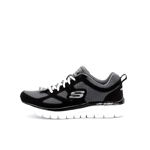 Skechers Burns-Agoura Herren Turnschuhe, Schwarz, 44 EU von Skechers