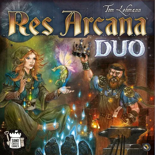 Res Arcana Duo DE Brettspiel - Strategisches Brettspiel für 2 Spieler, fördert kreatives Denken und bietet spannende Herausforderungen in fantastischer Welt.