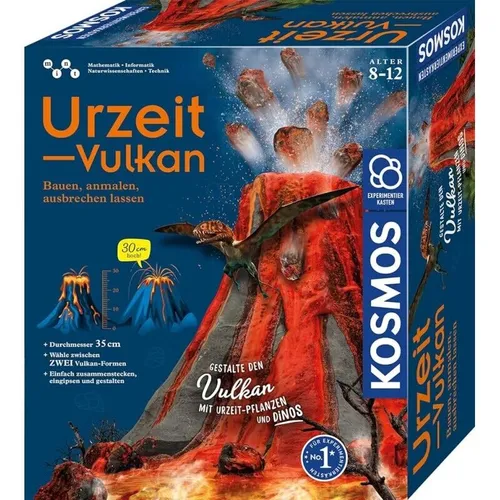 Kosmos Urzeit-Vulkan (45496894) - Experimentierkasten für spannende Vulkan-Experimente, ideal für junge Entdecker und Wissenschafts-Fans