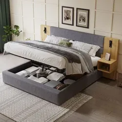 Merax Etagenbett mit Treppen und Tafeln, 90x200cm