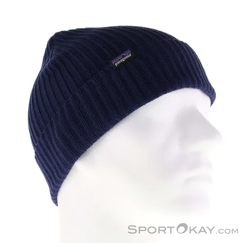 Patagonia Fishermans Rolled Beanie - Navy Blue - Wintermütze aus strapazierfähigem Material, bietet optimalen Wärmeschutz und sicheren Sitz durch Rippstrick-Einfassung – perfekt für kalte Tage.