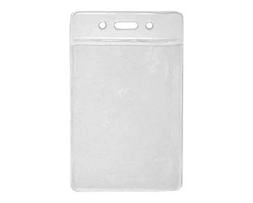 Stück Ausweishüllen transparent weich PVC im Hochformat für Einschübe bis ca. Format 90x62mm hochwertige Ausführung Schutzhülle transparent Werksausweis Badge Kartenhalter Firmenausweis 10