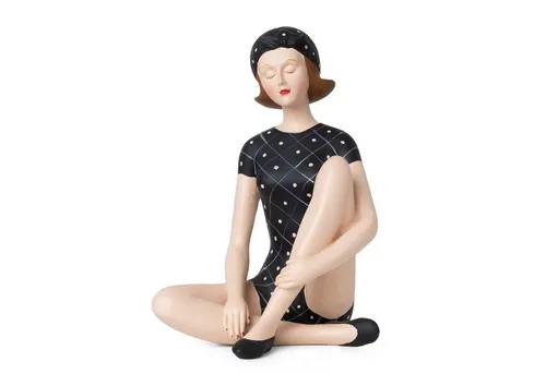 Moritz Dekofigur Badenixe – Antike Pin Up Girl Deko - Hübsche Dekofigur im Shabby Chic für Garten und Terrasse. Ein Blickfang mit nostalgischem Charme, ideal als Geschenk oder für die eigene Wohnung. Maße: H: 19 cm, T: 13 cm, B: 12 cm.