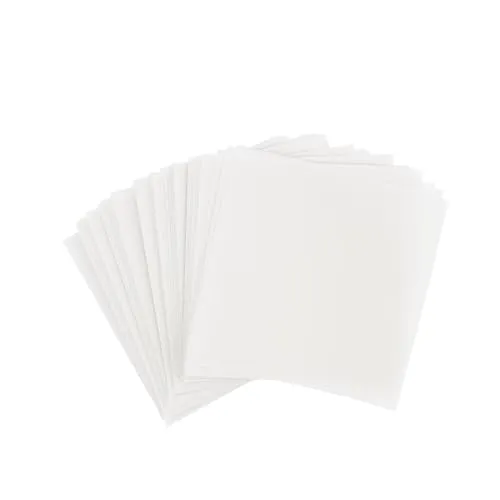 Ideen mit Herz Transparentpapier | 100 Blatt | quadratisch | Premium-Qualität | 110 g/qm | ideales Faltpapier zum Sterne basteln | transparentes Bastelpapier (weiß, 10 x 10 cm)