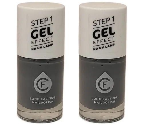 CF Nagellack 2 x CF Gel Effekt Nagellack 11ml - Farbe: 602