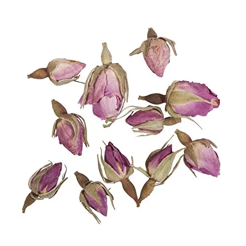 Rayher Hobby 34242000 Rosenknospen, 7g, getrocknet, duftintensive, aromatische Deko, Blütenmischungen, ideal zum Einarbeiten in Badekugeln, Knetseife und Badesalz, Echtblüten, rose, 11.5 x 8 x 1.5 cm