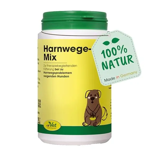 cdVet Naturprodukte HarnwegeMix 150 g - Ergänzungsfuttermittel für Hunde & Katzen - Vitamine für Hunde - Unterstützt Harnwege und Organfunktionen mit 100% natürlichen Inhaltsstoffen für eine gesunde Urinproduktion.