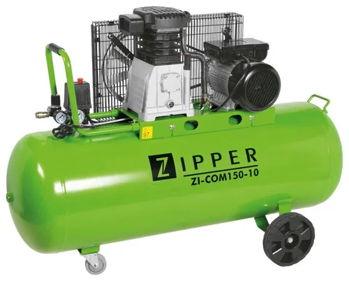 Zipper Kompressor ZI-COM150-10: 10 bar Druckluftkompressor mit 150l Tank - Kompressoren: Leistungsstarker 10 bar Druckluftkompressor mit 150l Tank für effiziente Druckluftversorgung in Werkstatt und Hobby.