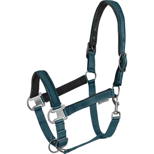 Waldhausen Petrolblau Pony Halfter Athletic Nylonhalfter