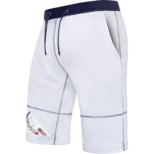 Nebulus Herren Short Station, Kurze Hose, Sommerhose, weiß - L