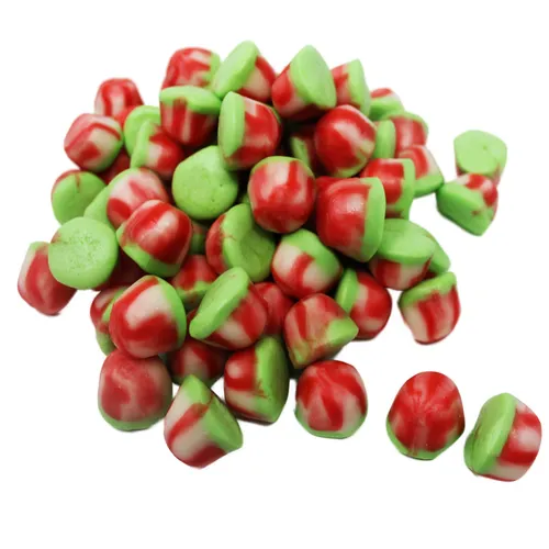 Fruchtgummi Jelly Twist Wassermelonen Creme Küsse Halal 300g