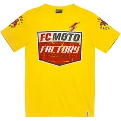 FC-Moto Crew T-Shirt, gelb, Größe S für Männer