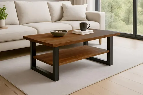 Couchtisch Patrick 115x65 cm aus Akazienholz