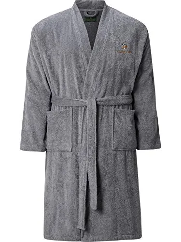 Charles Colby Herren Bademantel Lord Curet grau XL von Charles Colby