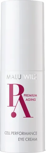 Malu Wilz Premium Aging Cell Performance Eye Cream 15 ml - Augencreme mit innovativem Lifting-Wirkstoff für straffe und jugendliche Augenpartie. Mildert Falten und Schwellungen, ideal für tägliche Pflege.