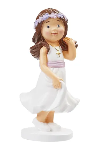 Figur Mädchen Kommunionkind 9cm Tischdeko Kuchen Torte Konfirmation