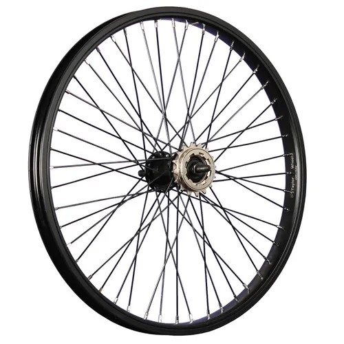 Laufrad 20 Zoll Hinterrad BMX Fahrrad 48 Loch 10mm Ritzel mit 16 Zähnen schwarz