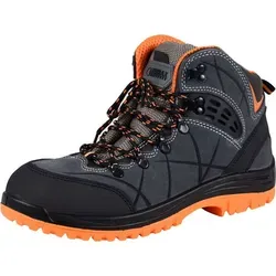 TERRAX WORKWEAR Sicherheitsstiefel S1P – Grau/Orange, Größe 42