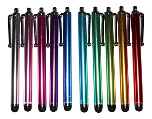 Dealbude24 10x Bunt Touch Stift Pen Tablet Handy Pen Bedien Universal Display Elegant