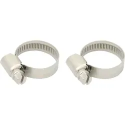 Puteus - 2x Edelstahl Schlauchschelle 16 - 25 Mm 3/4 Zoll Schlauchklemme