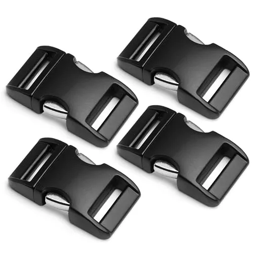 Ganzoo Metall-Klickverschluss Alumaxx, Set 4 Stück, 3/4