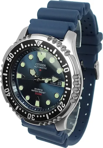 Citizen Promaster-Sea NY0040-17LCM - Sportliche Herrenuhr mit Wechselband - Armbanduhren für Herren, 20 bar wasserdicht, ideal zum Tauchen und Schwimmen, mit hochwertigem Edelstahlgehäuse und praktischem Wechselband.