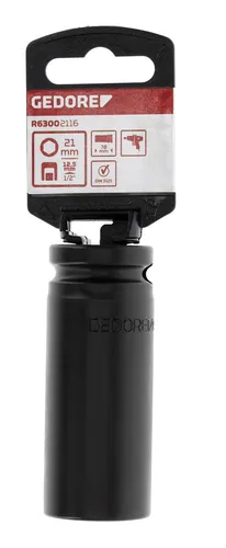 Gedore RED R63002116 Schlagschrauber-Steckschlüsseleinsatz metrisch 1/2