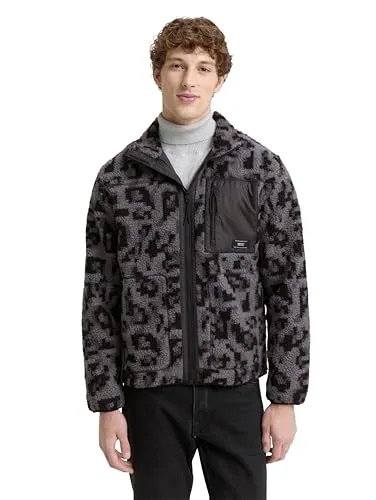 TOM TAILOR Outdoorjacke - Moderne Funktionsjacke aus superweichem Teddyfell, ausgestattet mit mehreren Taschen für optimalen Stauraum und warmem Tragegefühl.