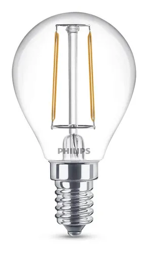 Philips E14 LED Tropfen Filament 2W 250Lm warmweiss wie 25W Glühlampe 8718699777